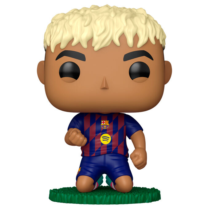 Figura Funko POP! de Lamine Yamal con la camiseta del F.C. Barcelona
