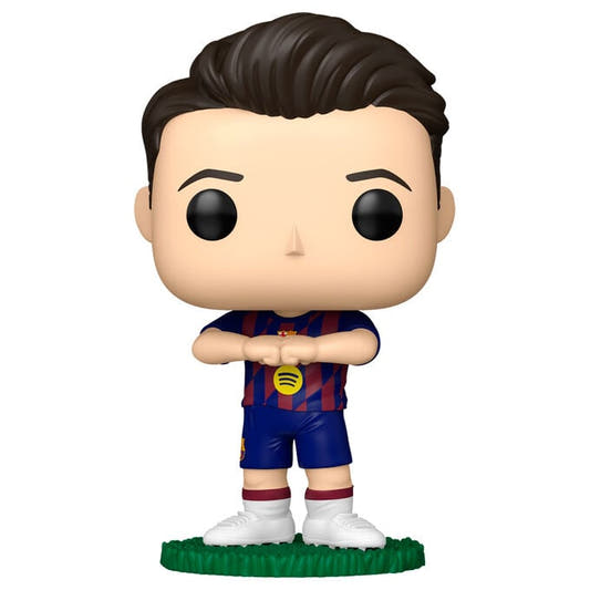 Figura Funko POP! de Robert Lewandowski con la camiseta del FC Barcelona