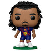 Figura Funko POP! de Jules Koundé con la equipación del F.C. Barcelona y un balón