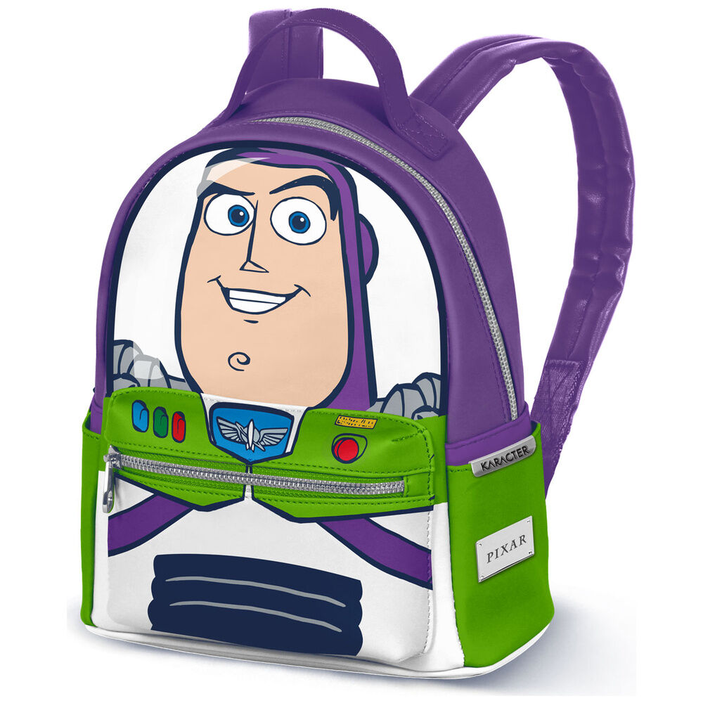 Mochila morada y verde de Buzz Lightyear de Toy Story