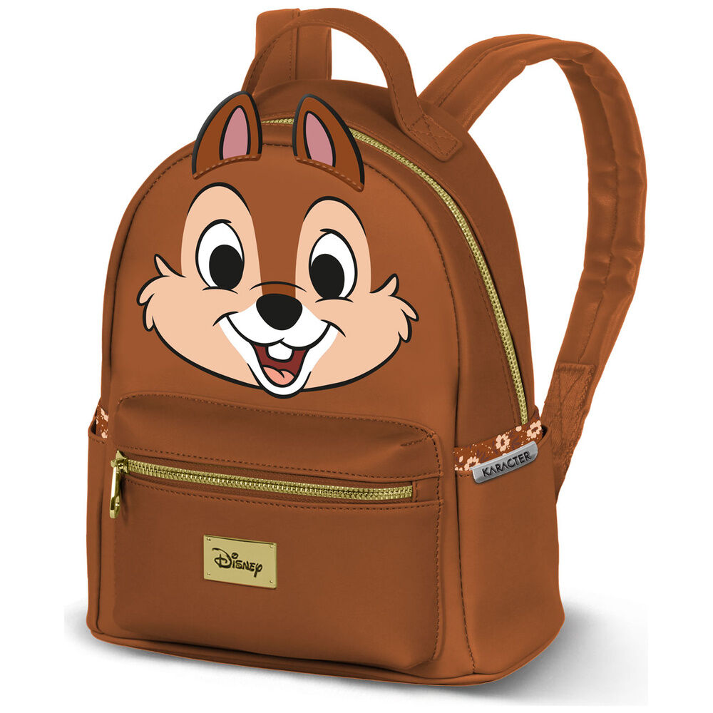 Mochila marrón Disney de Chip y Chop