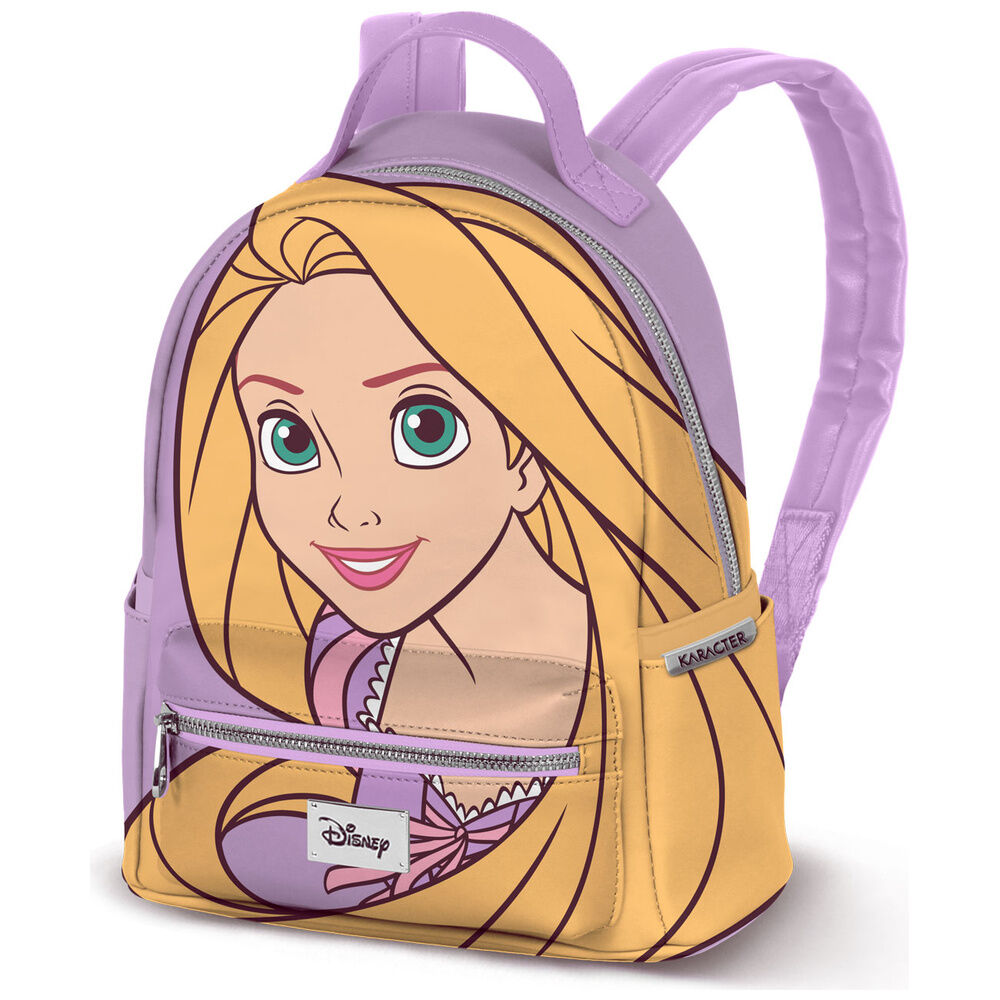 Mochila lila de Rapunzel Disney con bolsillos