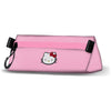 Portatodo rosa de Hello Kitty con cremallera y mosquetón lateral