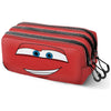 Portatodo triple rojo de Cars 3 Disney Pixar con tres cremalleras