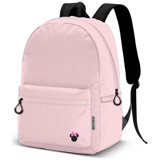 Mochila rosa de Minnie Disney con bolsillo frontal