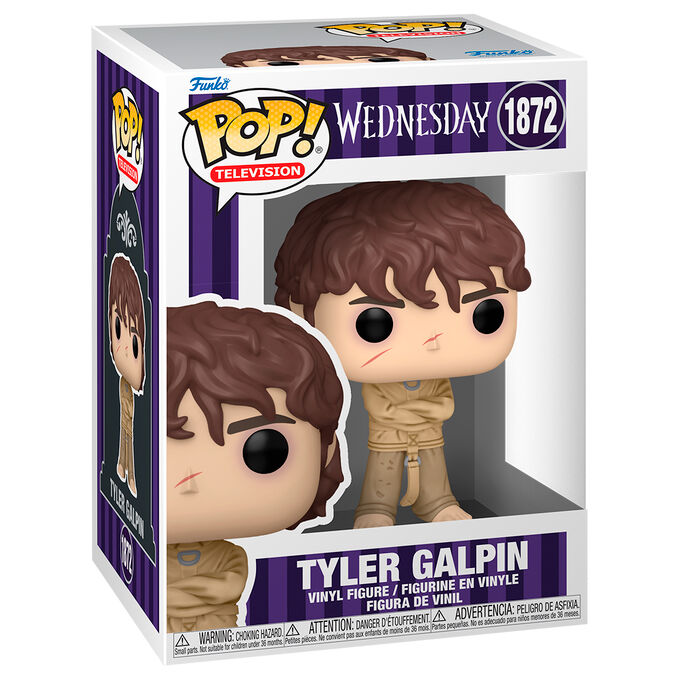Figura Funko POP! de Tyler Galpin de Miércoles con atuendo marrón - 2