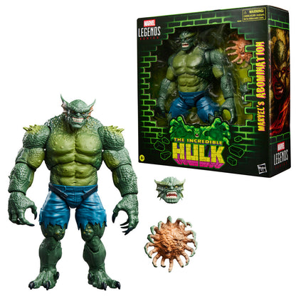 Figura articulada de Abomination Marvel con dos cabezas alternativas - 8