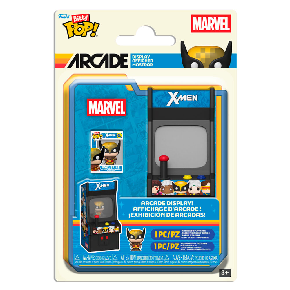 Figura FUNKO Bitty POP Arcade Marvel X-Men con Wolverine - 2