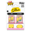 Blíster FUNKO Bitty POP de Los Simpsons con Bart Simpson y Mr. Burns
