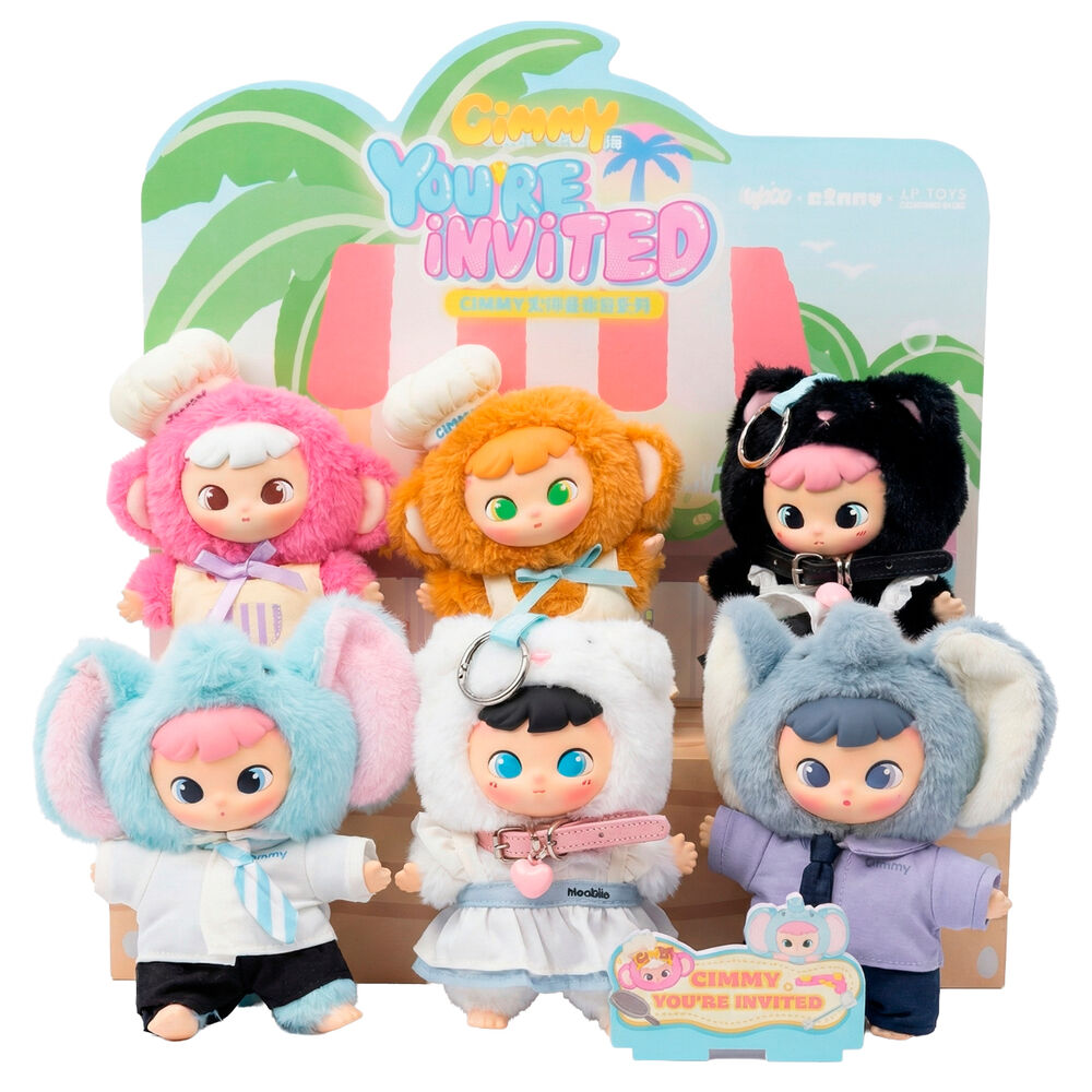 Muñecos llavero sorpresa Cimmy You're Invited de HIDDEN WOO