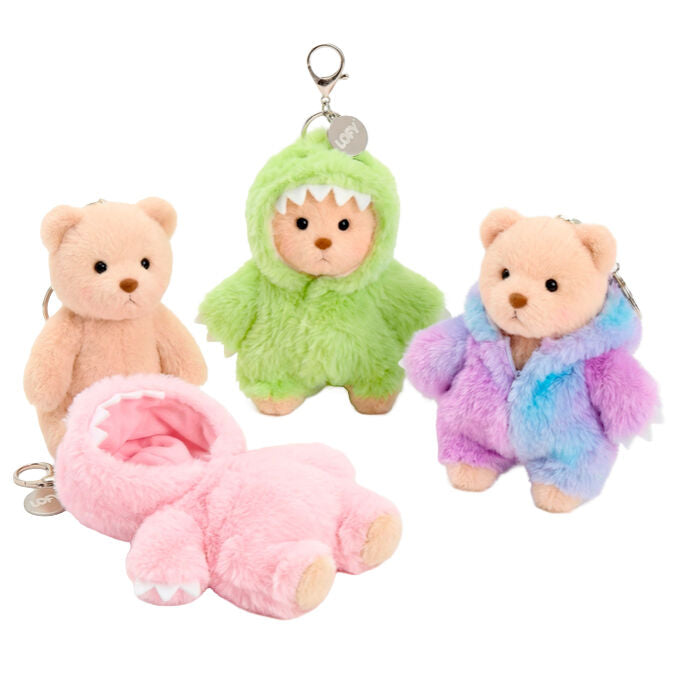 Muñecos llavero de peluche Lofy con disfraces de colores surtidos - 6
