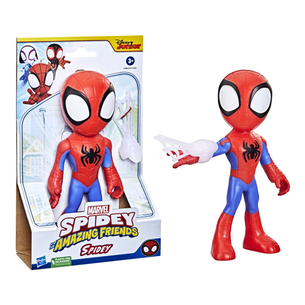 Figura articulada de Spidey Marvel con efecto de telaraña