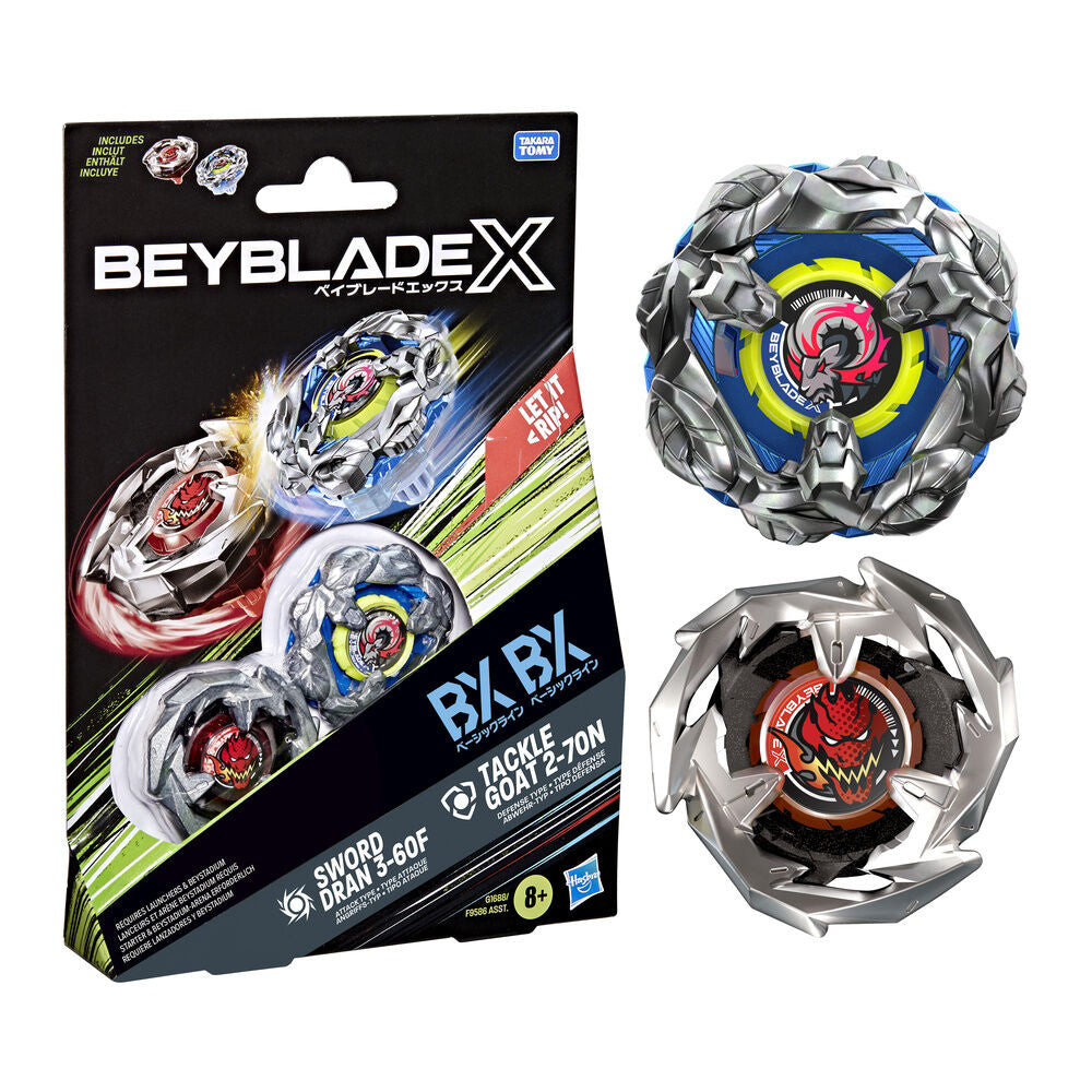 Pack doble Beyblade X surtido con dos tops - 2