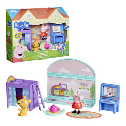Set El Cuarto de Peppa Pig con figura y accesorios de habitación