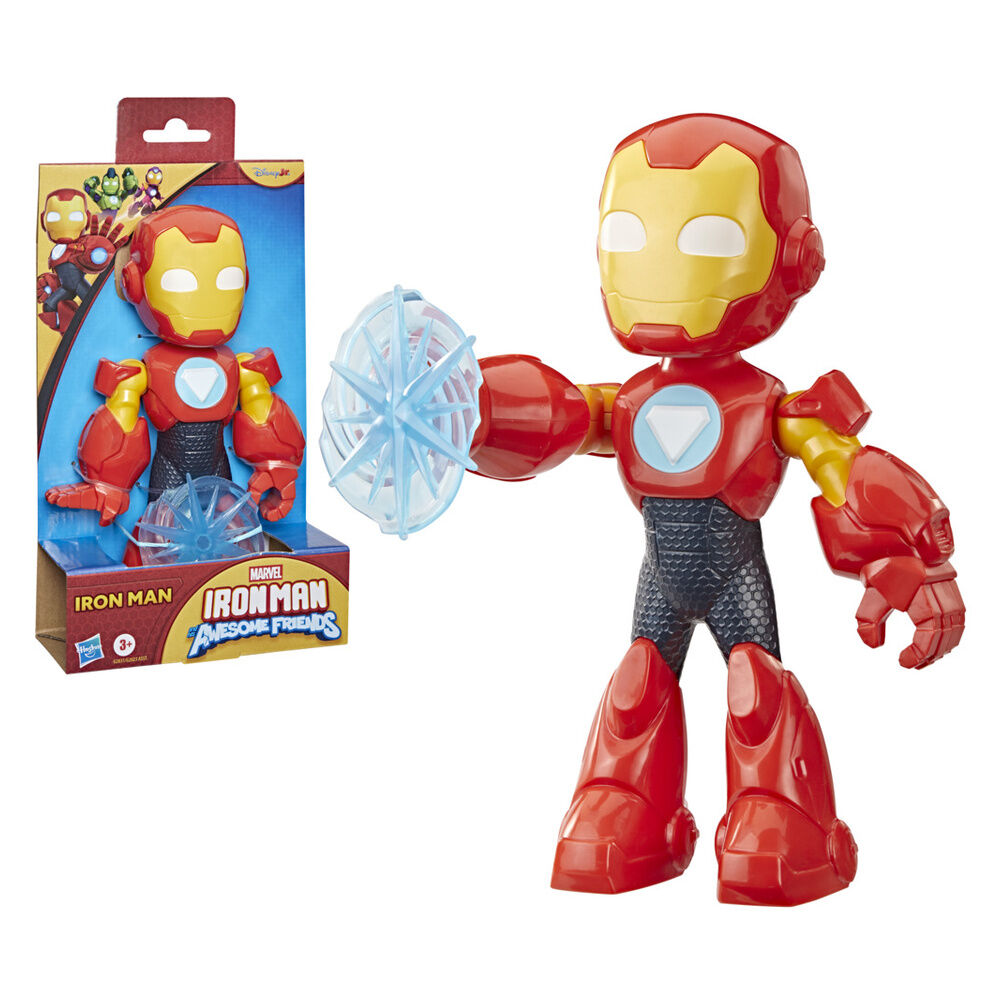 Figura de Iron Man Marvel de 22 cm en rojo y dorado