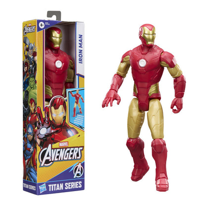 Figura articulada de Iron Man Titan Series de 30 cm en rojo y dorado