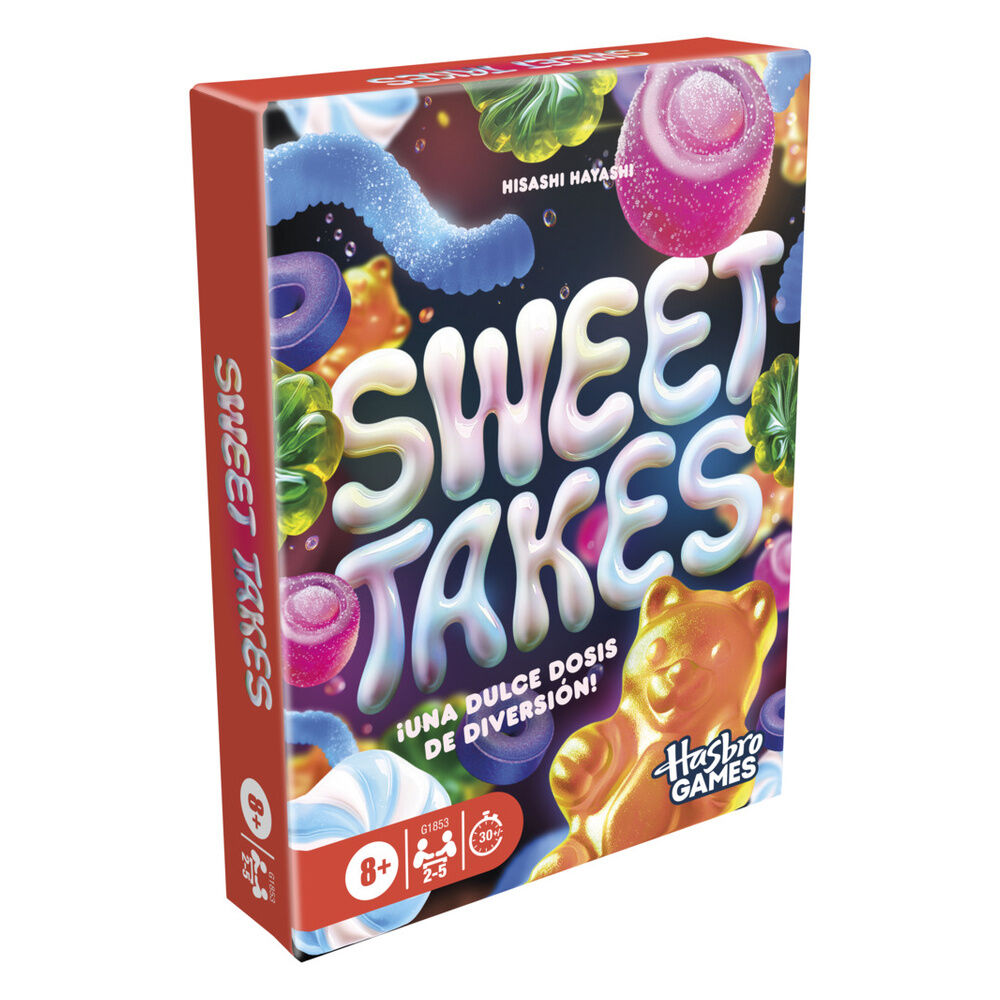 Juego de cartas Sweet Takes de Hasbro con diseño de dulces - 2