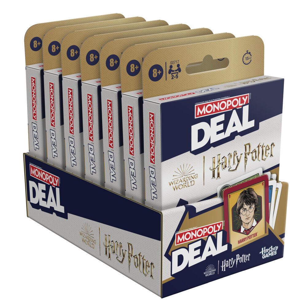 Juego Monopoly Deal Harry Potter en español con cartas de Harry Potter - 2