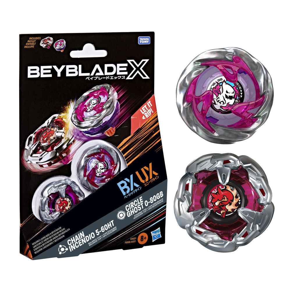 Pack doble Beyblade X surtido con dos tops - 3