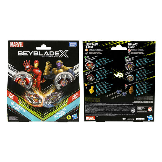 Kit Beyblade X Marvel surtido con dos tops y dos lanzadores - 3
