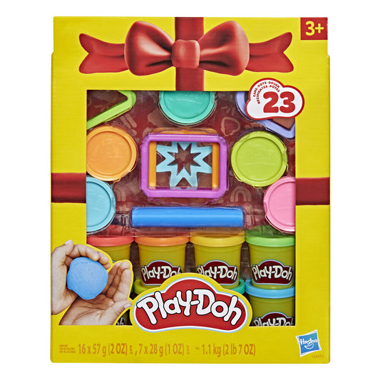 Set regalo Play-Doh con botes de plastilina, rodillo y cortadores - 2