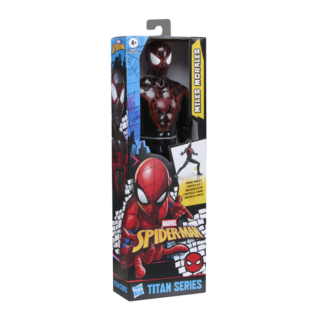 Figura articulada de Miles Morales Spider-Man Marvel Titan Series de 30 cm - 2