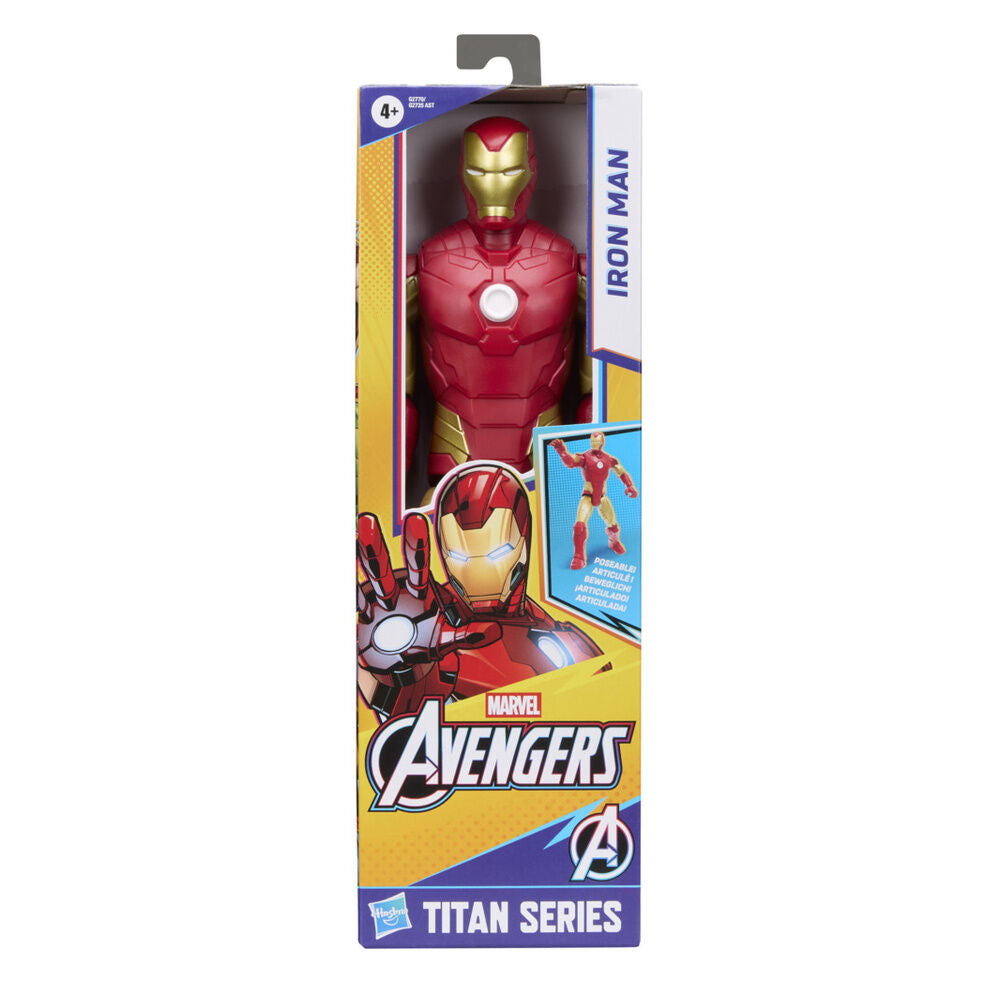 Figura articulada de Iron Man Titan Series de 30 cm en rojo y dorado - 2