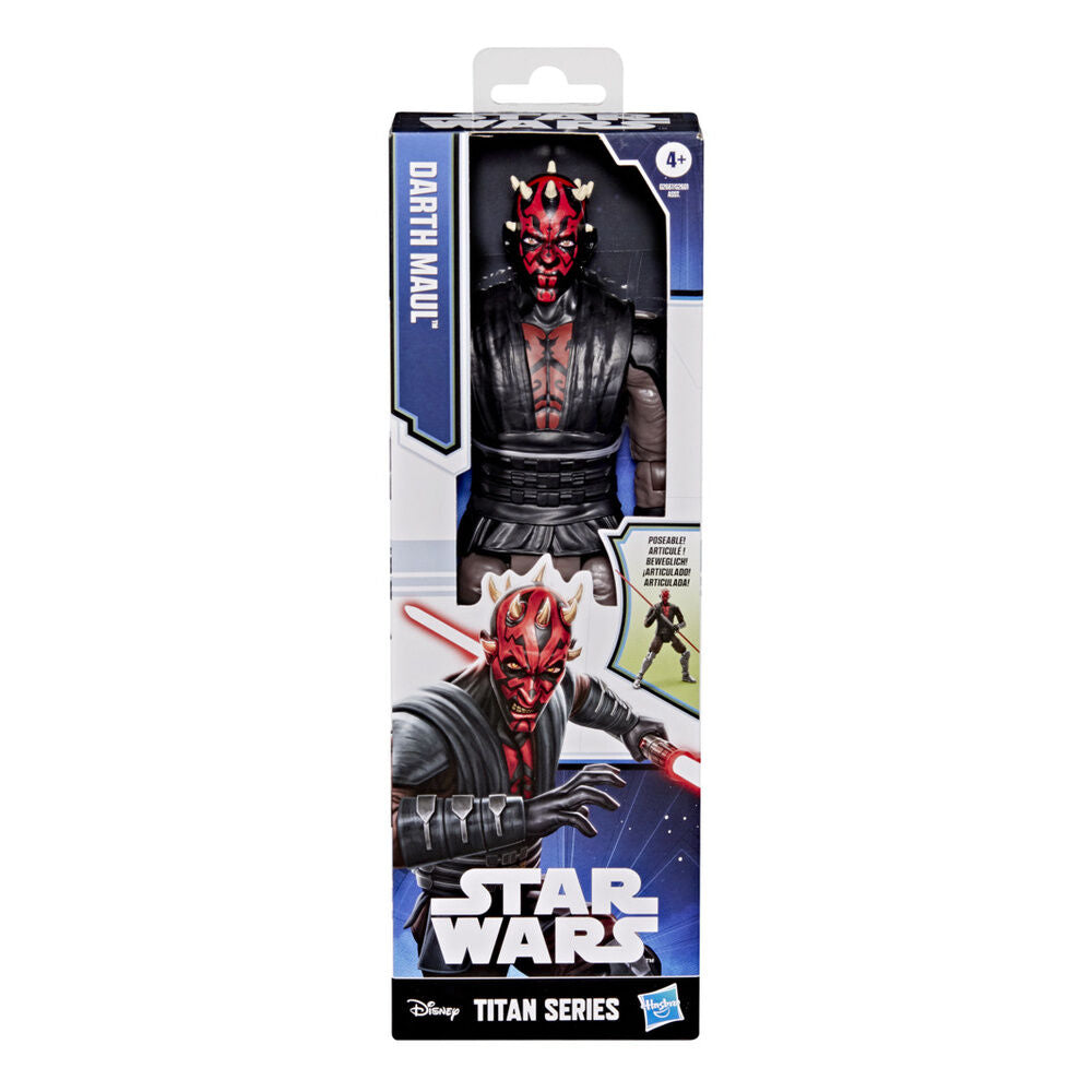 Figura articulada de Darth Maul Star Wars Titan Series con sable rojo - 2