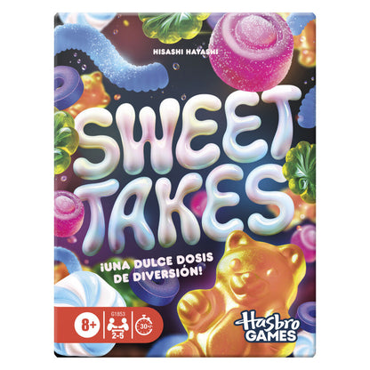 Juego de cartas Sweet Takes de Hasbro con diseño de dulces - 3