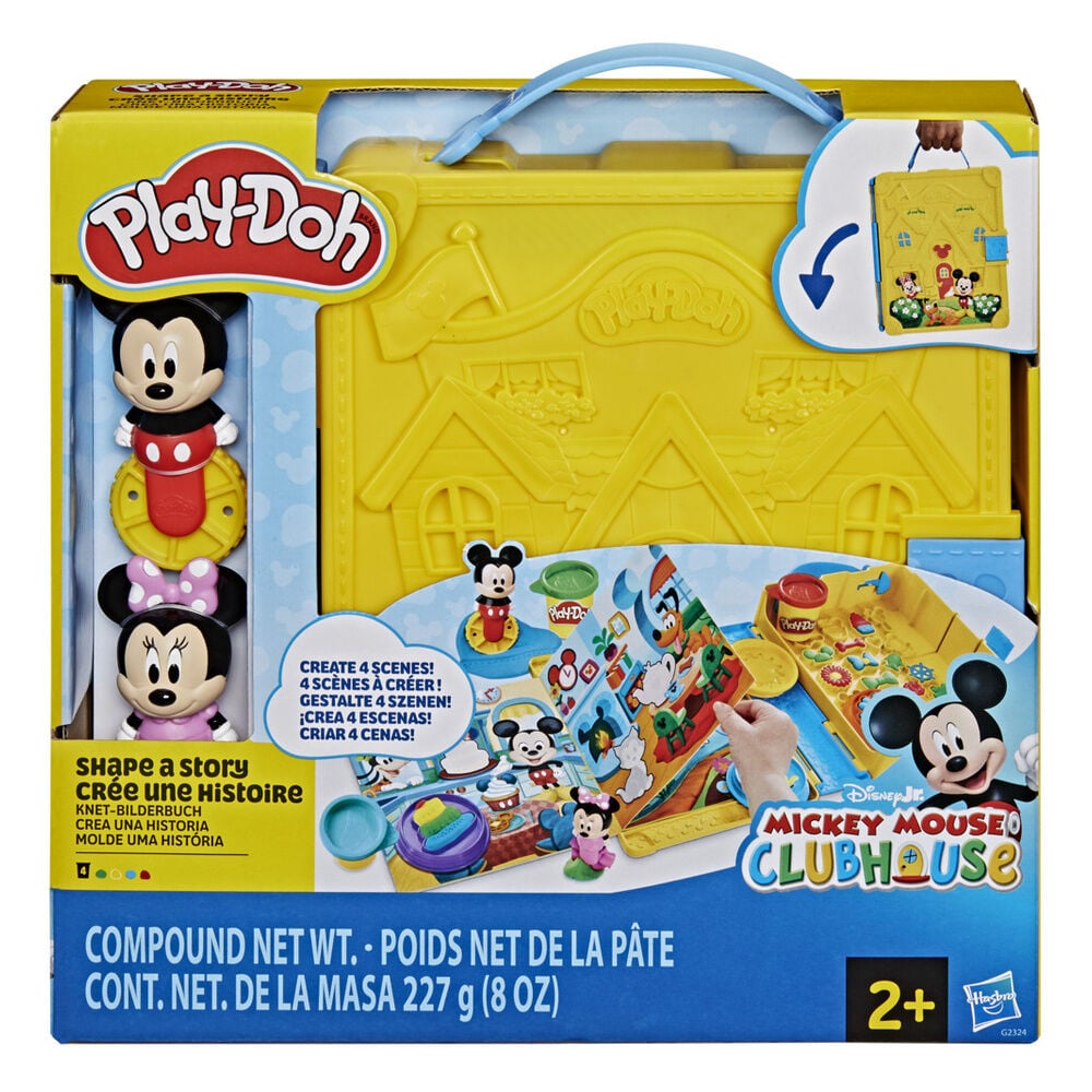 Set Play-Doh Disney Junior Crea una Historia con estuche amarillo y accesorios de Mickey Mouse - 3