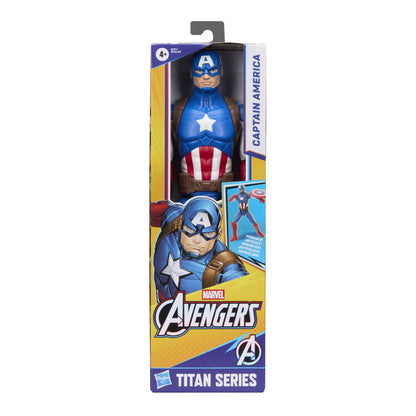 Figura articulada de Capitán América Titan Series con escudo - 3