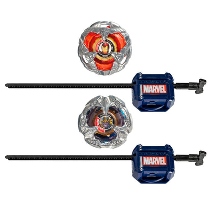 Kit Beyblade X Marvel surtido con dos tops y dos lanzadores - 4
