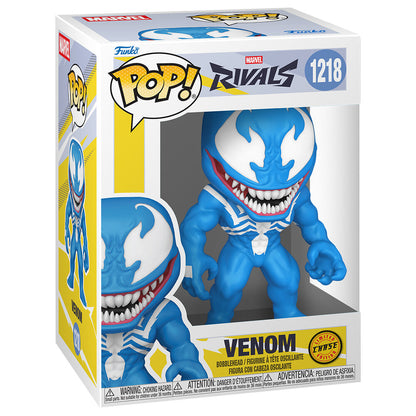 Figura Funko POP! Marvel Rivals Venom 1218 en versiones negra y Chase azul - 4