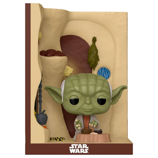 FUNKO POP Nooks de Yoda en su cabaña de Star Wars