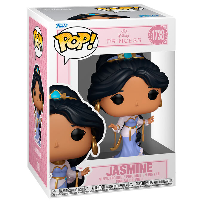 Figura Funko POP de Jasmine de Aladdin con vestido lila - 2