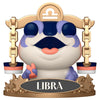 Figura Funko POP! Zodiac Libra con base dorada y símbolo de Libra