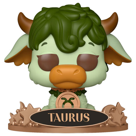 Figura Funko POP! Zodiac Taurus de vinilo con cuernos y base TAURUS