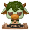 Figura Funko POP! Zodiac Taurus de vinilo con cuernos y base TAURUS