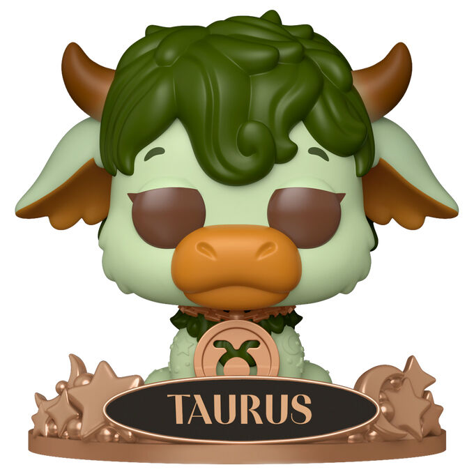 Figura Funko POP! Zodiac Taurus de vinilo con cuernos y base TAURUS