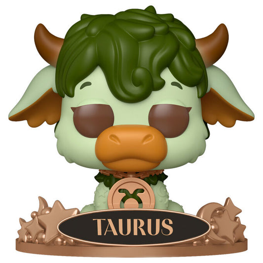 Figura Funko POP! Zodiac Taurus de vinilo con cuernos y base TAURUS