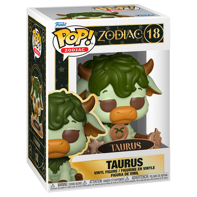 Figura Funko POP! Zodiac Taurus de vinilo con cuernos y base TAURUS - 2