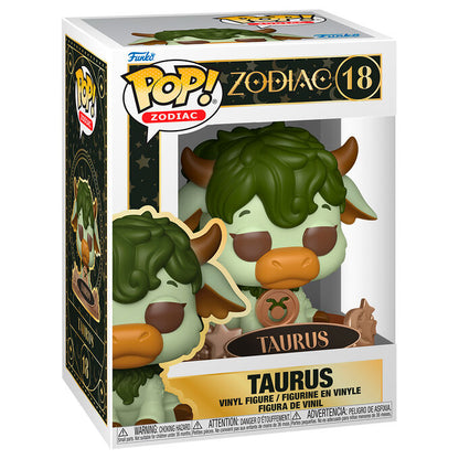 Figura Funko POP! Zodiac Taurus de vinilo con cuernos y base TAURUS - 2