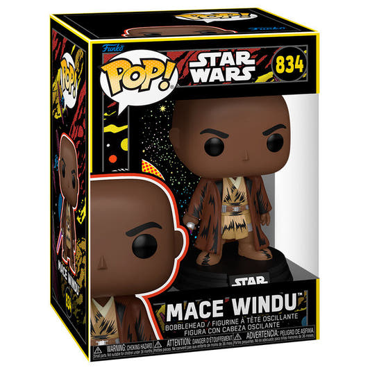 Figura Funko POP! de Mace Windu con sable morado - 2