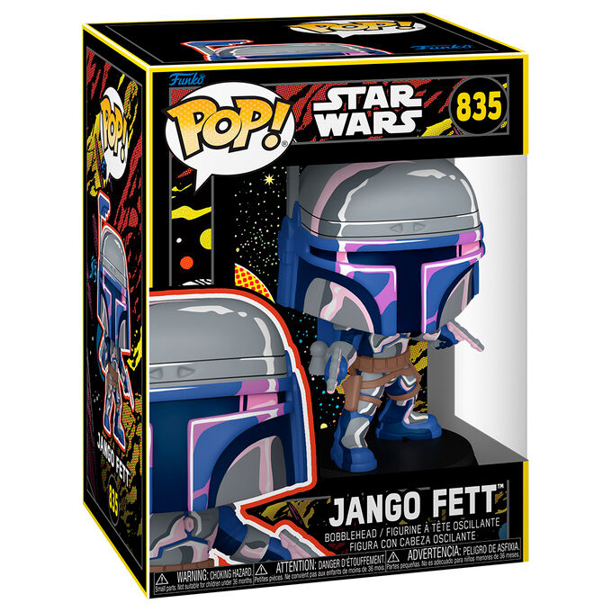 Figura Funko POP! de Jango Fett de Star Wars con armadura y dos blásteres - 2
