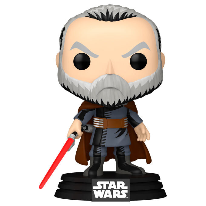 Figura Funko POP! de Count Dooku con sable rojo