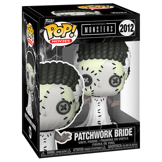 Figura Funko POP! Universal Monsters Patchwork Bride con vestido blanco y costuras - 2