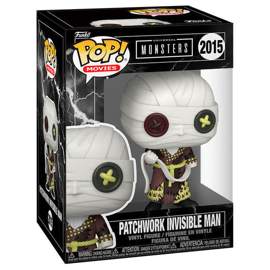 Figura Funko POP! Patchwork Invisible Man con vendas y traje de parches - 2