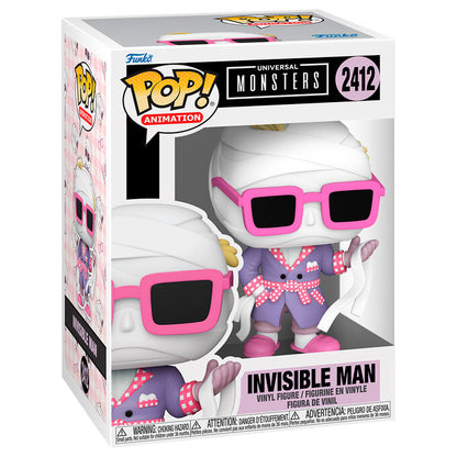 Figura Funko POP! Invisible Man de Universal Monsters con gafas rosas - 2