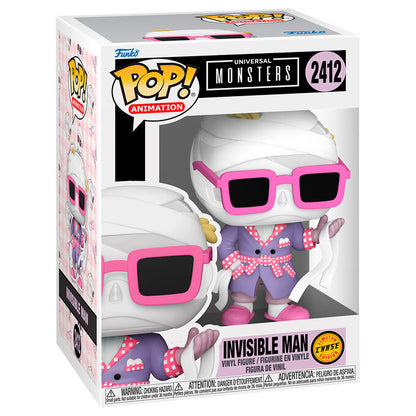 Figura Funko POP! Invisible Man de Universal Monsters con gafas rosas - 4