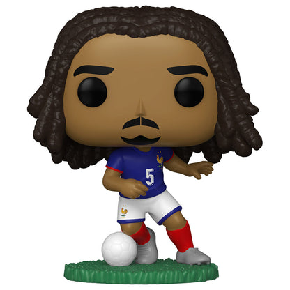 Figura Funko POP! de Jules Koundé con la equipación de Francia y un balón